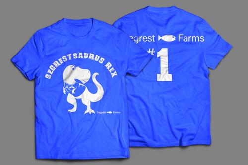 picture of Segrestsaurus Tee Shirt Royal Blue Sml                                                               